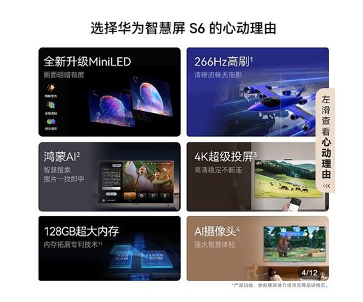 华为智慧屏 S6 65英寸 商品图2