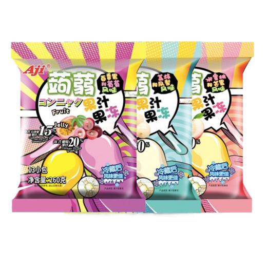 Aji 蒟蒻果汁果冻 260g＊4袋/组 口味随机 商品图0