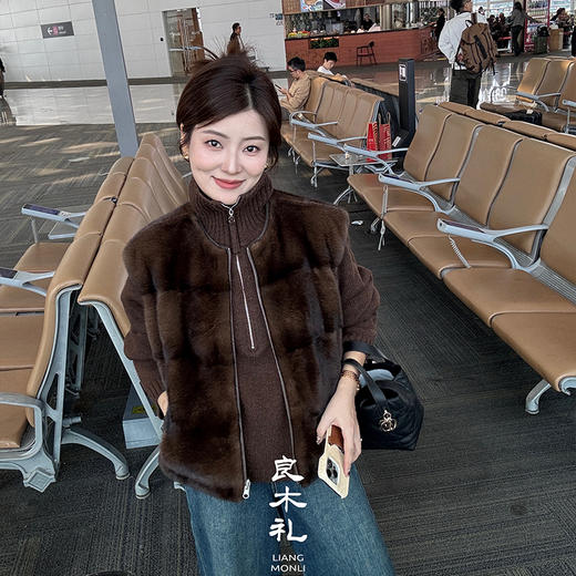 【预售7天】良木礼水貂毛皮衣（D25102566） 商品图7