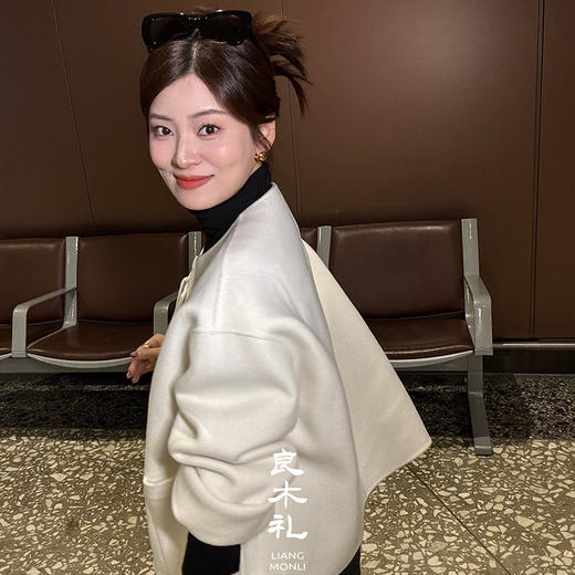 【特价不退换】【预售7天】良木礼山羊绒短大衣（D25102803） 商品图3