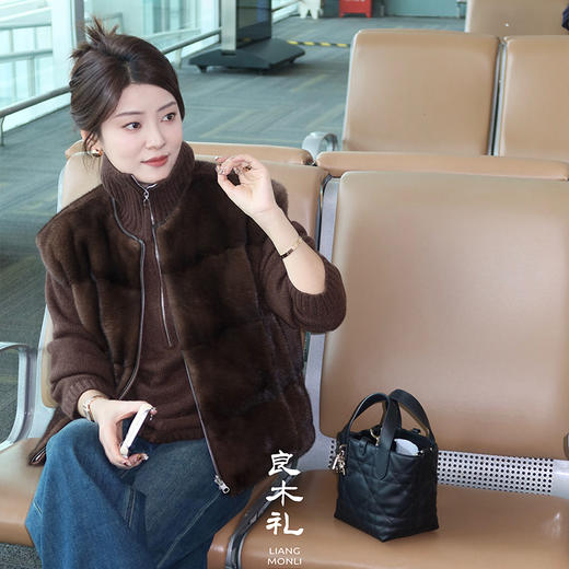 【预售7天】良木礼水貂毛皮衣（D25102566） 商品图1