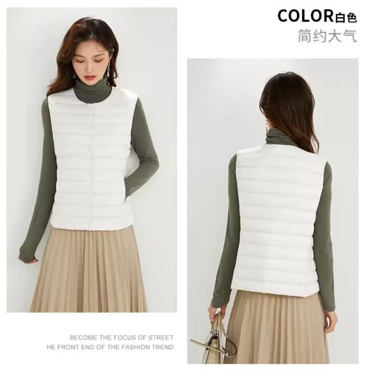 【羽绒马甲】优质羽绒 时尚轻薄 内搭外穿 多色可选 商品图7