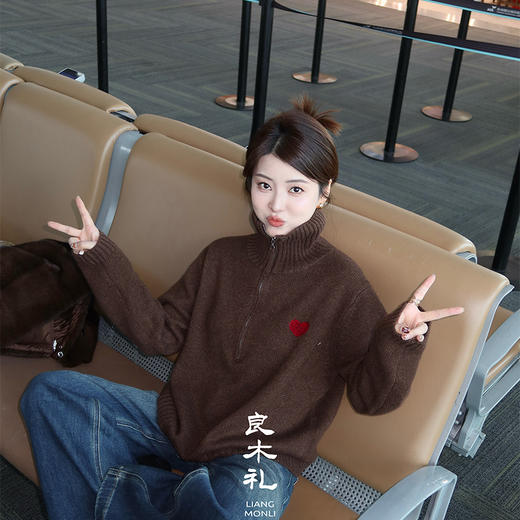 【特价不退换】【部分现货】良木礼山羊绒上衣(D25102833F) 商品图0