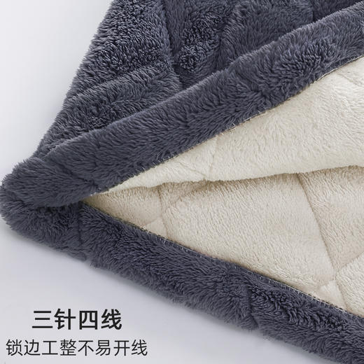 【换季出清】【夹棉暖衣】自然醒「怦然心动」贵妃绒三层加厚夹棉情侣睡衣冬季保暖珊瑚绒家居服女大码男士套装JLM 商品图9