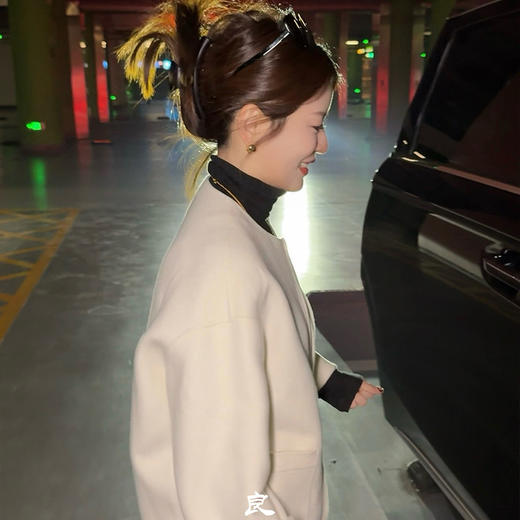 【特价不退换】【预售7天】良木礼山羊绒短大衣（D25102803） 商品图5