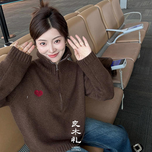 【特价不退换】【部分现货】良木礼山羊绒上衣(D25102833F) 商品图8