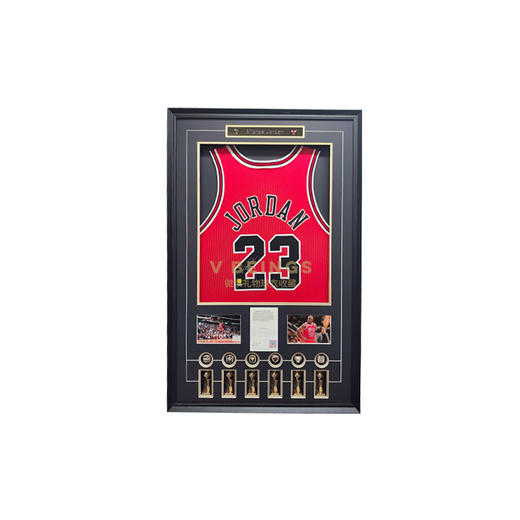 收藏系列 乔丹 公牛队红色23号 亲笔签名球衣 商品图0