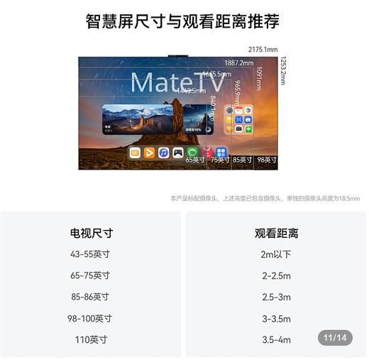华为智慧屏 MateTV 65英寸 享免费送装一体服务 商品图7