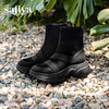 Safiya/索菲娅2025户外运动风套筒轻便增高厚底加绒百搭弹力瘦瘦靴SFD4116107 商品缩略图3