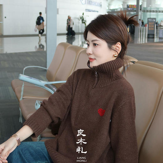 【特价不退换】【部分现货】良木礼山羊绒上衣(D25102833F) 商品图2