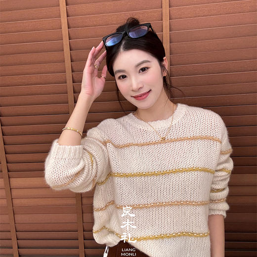 【预售7天】良木礼丝羊绒上衣（Q2593876） 商品图0