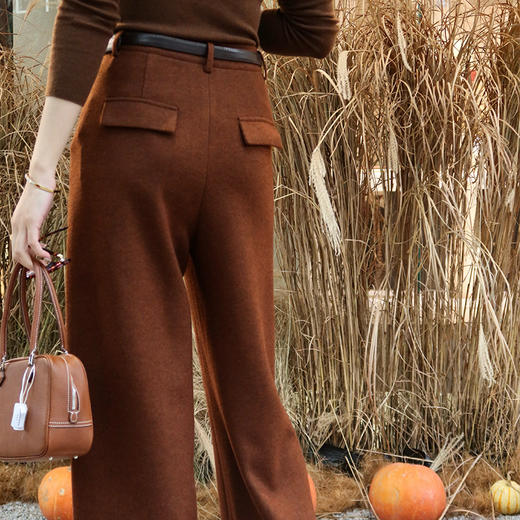 【特价不退换】【预售7天】良木礼绵羊毛长裤（D25102565） 商品图2