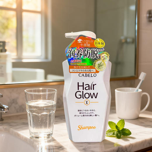 日本进口卡蓓诺丰盈润养护发素|防脱洗发水350ml 商品图1