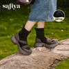 Safiya/索菲娅2025户外运动风套筒轻便增高厚底加绒百搭弹力瘦瘦靴SFD4116107 商品缩略图8