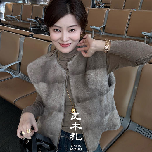 【预售7天】良木礼水貂毛皮衣（D25102566） 商品图2