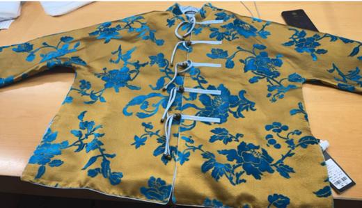 盛唐牡丹 |真丝漳绒立领对襟外套（钉珠款） 商品图0