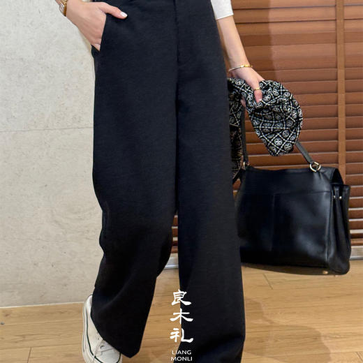 【特价不退换】【预售7天】良木礼羊毛直筒裤（Q25101273） 商品图4