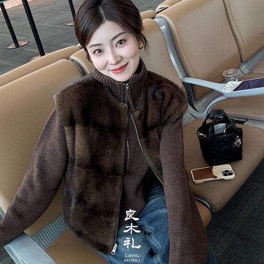 【预售7天】良木礼水貂毛皮衣（D25102566） 商品图4