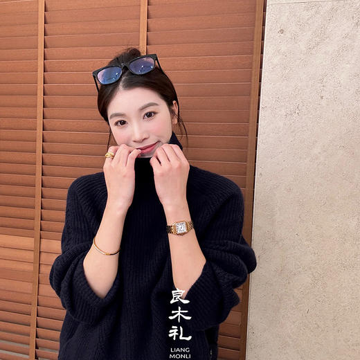 【特价不退换】【预售7天】良木礼山羊绒高领上衣（D25102342F） 商品图2