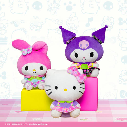 Jazwares 12英寸经典毛绒玩偶（格子裙系列） 商品图1