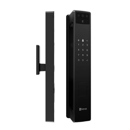 【石家庄】【萤石】Y3000FVPPLUS智能锁；开锁方式：3D人脸识别；指纹；密码；机械钥匙；充电宝；APP远程；8G本地内存，带监控的智能锁 商品图1