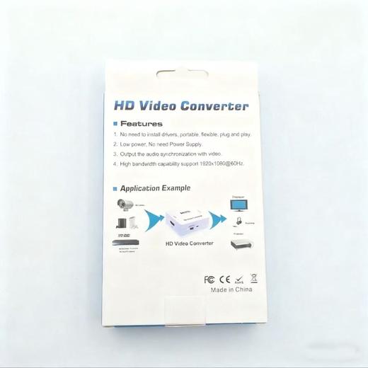 AV-HDMI转换器 RCA-HDMIAV模拟 复合三色 视频端转换电缆转换适配器 商品图5