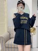 套装【卫衣系列】8820潮牌漏肩卫衣➕防走光裙裤两件套-喜出 商品缩略图2