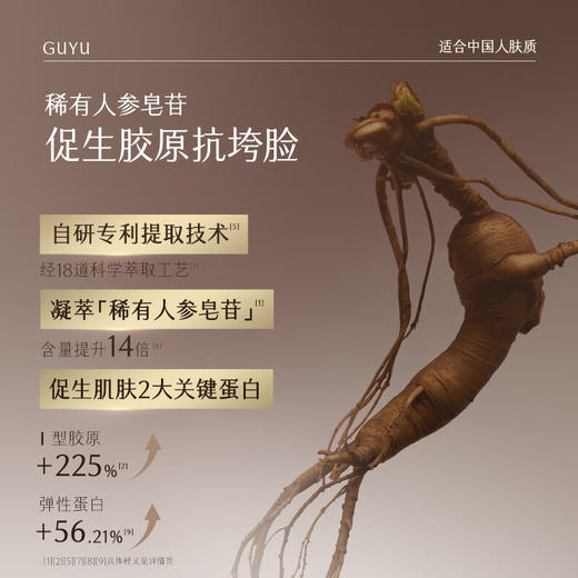 谷雨御时灵参紧致塑颜双敷面膜1片装 商品图1