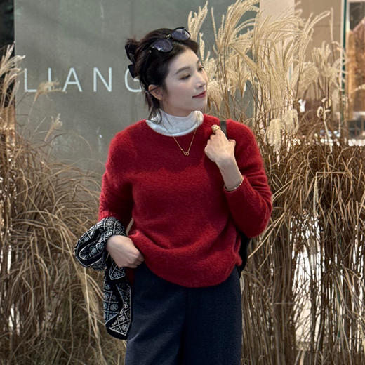 【预售7天】良木礼山羊绒上衣（D25102303F） 商品图3