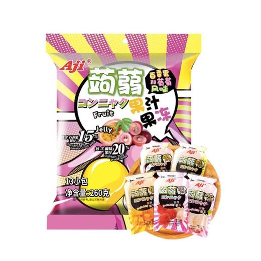 Aji 蒟蒻果汁果冻 260g＊4袋/组 口味随机 商品图2