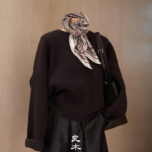 【预售7天】良木礼山羊绒上衣（D25102344F） 商品图2