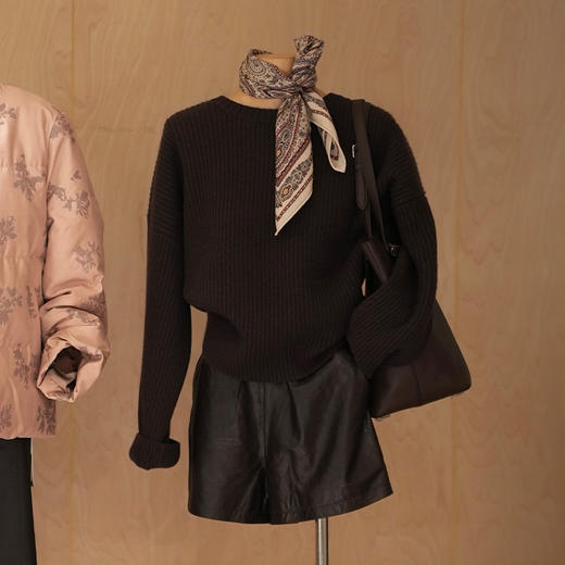 【预售7天】良木礼山羊绒上衣（D25102344F） 商品图1