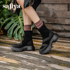 Safiya/索菲娅2025户外运动风套筒轻便增高厚底加绒百搭弹力瘦瘦靴SFD4116107 商品缩略图5