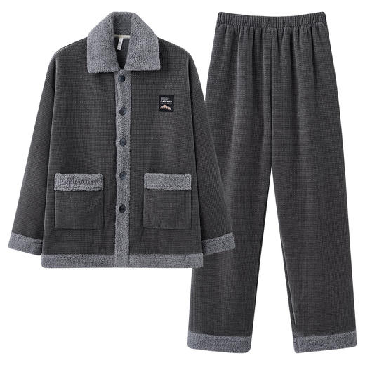 【换季出清】【米菲一体绒】自然醒「初见心动」情侣睡衣冬季加厚保暖家居服套装可外穿JLM 商品图8