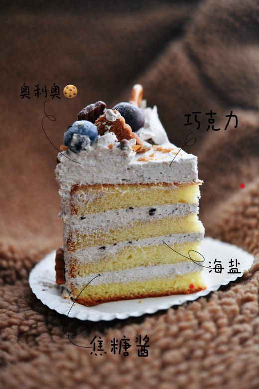 25年双11充值赠送 黑巧焦糖海盐（霜叶）6寸普通奶油口味蛋糕1个 商品图2