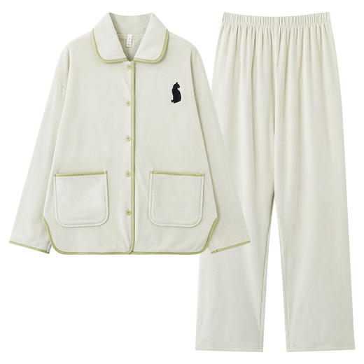 【换季出清】自然醒「两人世界」秋冬季柔软保暖情侣睡衣高级感宽松家居服套装JLM 商品图9