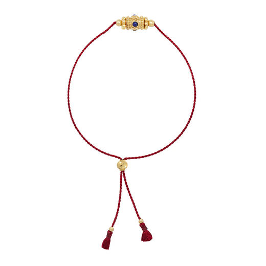北京仓｜Dorothee sausset-Rakhi lazzuli-红绳 青金石 手链［法国设计师］ 商品图1