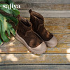 Safiya/索菲娅2025户外风厚底侧拉链反绒复古轻便百搭休闲短靴SFD4116062 商品缩略图4