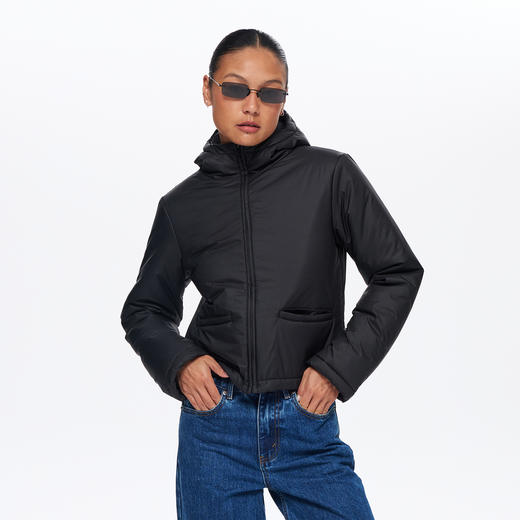 oneup合身连帽棉服 商品图2