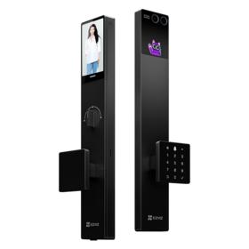 【石家庄】【萤石】Y5000FVP智能锁、开锁方式：3D人脸识别、指纹、密码、机械钥匙、充电宝、APP远程