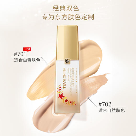 毛戈平火花金耀持妆粉底液金牌粉底液-701/702-30ml 商品图5