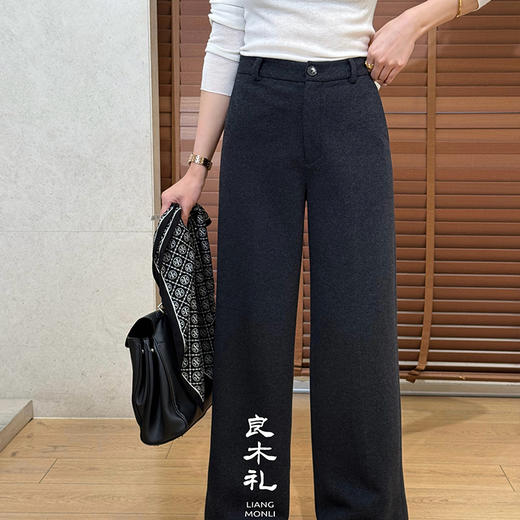 【特价不退换】【预售7天】良木礼羊毛直筒裤（Q25101273） 商品图3