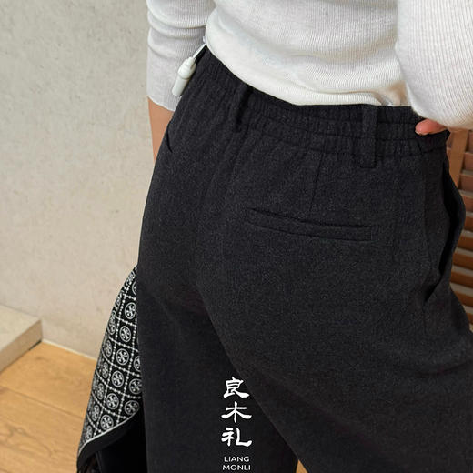 【特价不退换】【预售7天】良木礼羊毛直筒裤（Q25101273） 商品图2