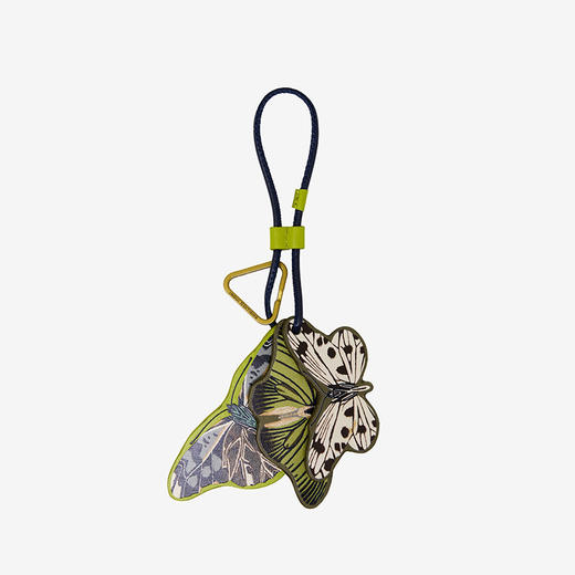 订购6周到｜Inoui Editions-PAPILLONS-蝴蝶 卡其色 包挂/钥匙扣［法国设计师］ 商品图0