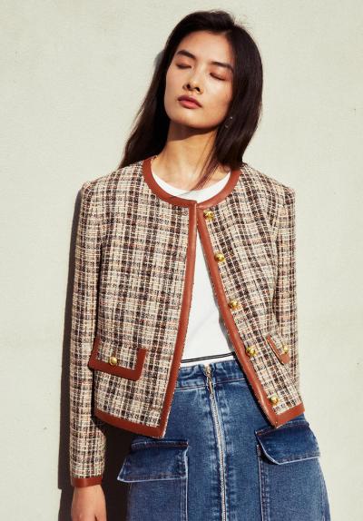 AM路卡西	粗花呢香风外套	6D3047080 商品图1