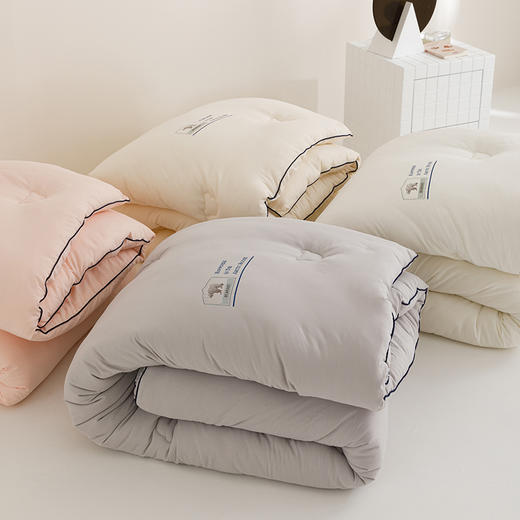 【换季出清】自然醒云绒棉软胖胖熊抱被大豆被冬被芯YBY 商品图12