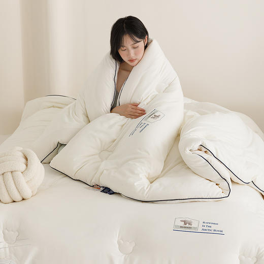 【换季出清】自然醒云绒棉软胖胖熊抱被大豆被冬被芯YBY 商品图8