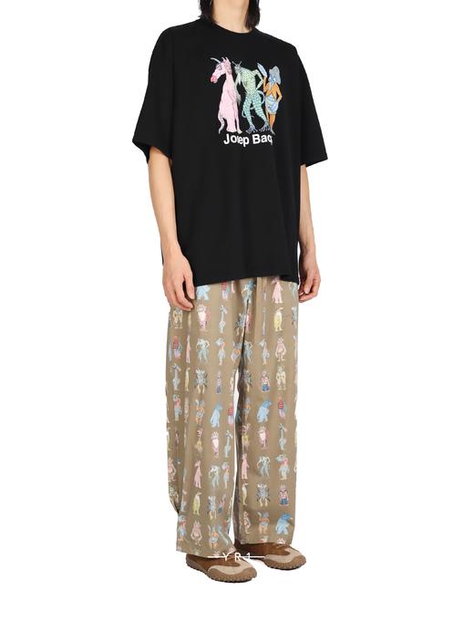 Undercover | 联名Josep Baqué小怪兽黑色T恤 商品图2