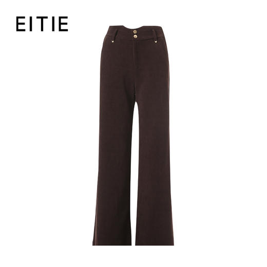 EITIE爱特爱高腰H型通勤时尚气质长裤8405107 商品图8