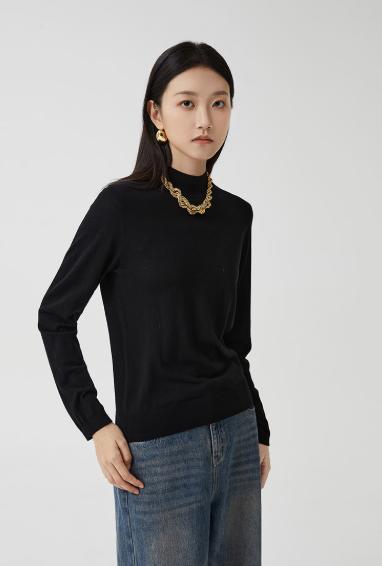 AM路卡西	百搭针织衫84.8%绵羊毛15.2%山羊绒	DE8810022 商品图0